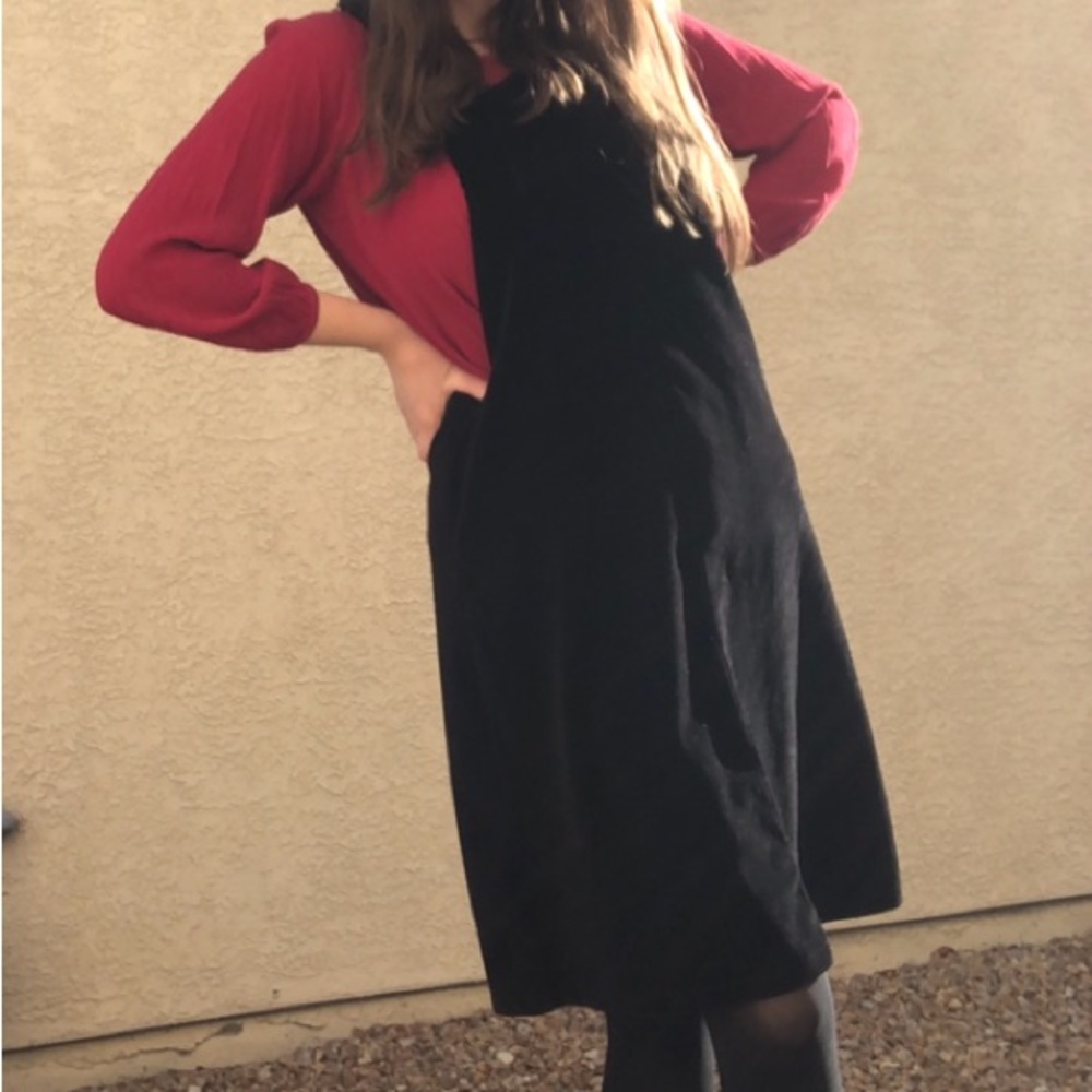 Black Corduroy Dress